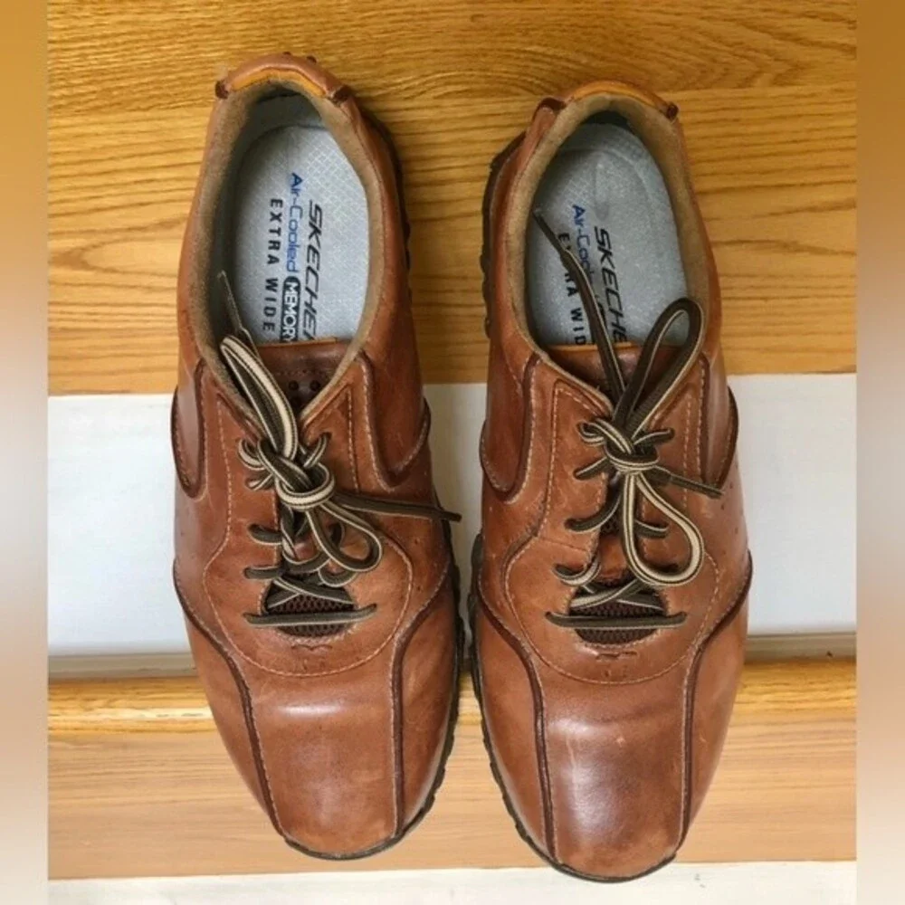 TIMBERLAND Men’s shoes 👞 Leather Brown Round Toe Lace up 9 1/2 M